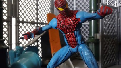 Spider-Man Vs Lizard Stop Motion