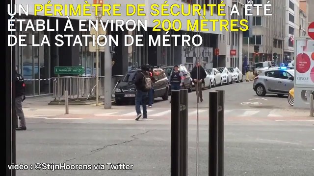 Les secours viennent en aide aux blessés du métro