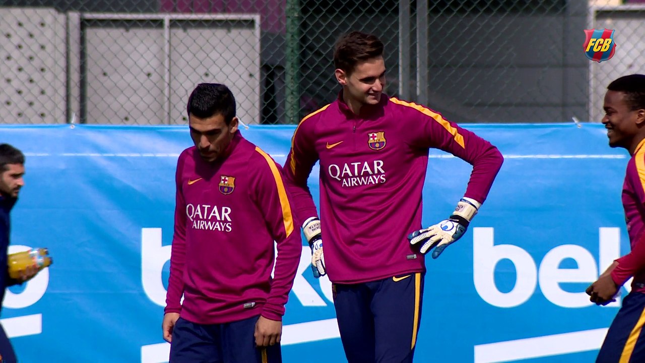 First training session without international players