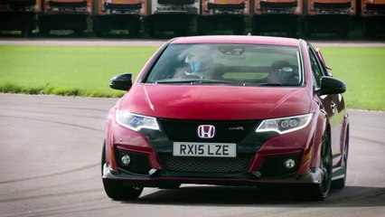 Honda Civic Type R vs VW Golf R Top Gear: Drag Races