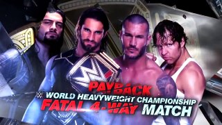 WWE Payback 2015 ► Seth Rollins vs Dean Ambrose vs Roman Reigns vs Randy Orton OFFICIAL PR