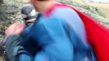 Black Spiderman vs Superman vs Venom - In Real Life - New Superhero action Movie! 2016