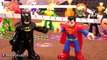 Big BOXING Match SPIDERMAN + Hulk! Imaginext Boxers Hosts Batman, Superman by HobbyKidsTV