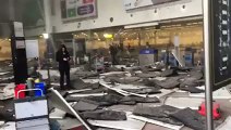 Bruxelles: à l'intérieur de l'aéroport après les explosions