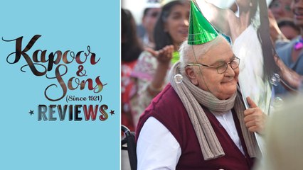 Dadu and his cake | Movie Review | Kapoor & Sons | Rishi Kapoor, Sidharth Malhotra