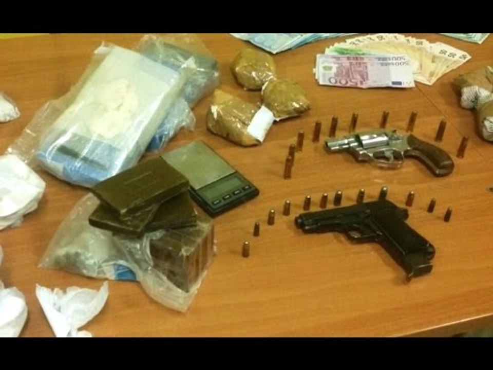 Roma - Droga, armi e soldi: tre arresti a Ottav...