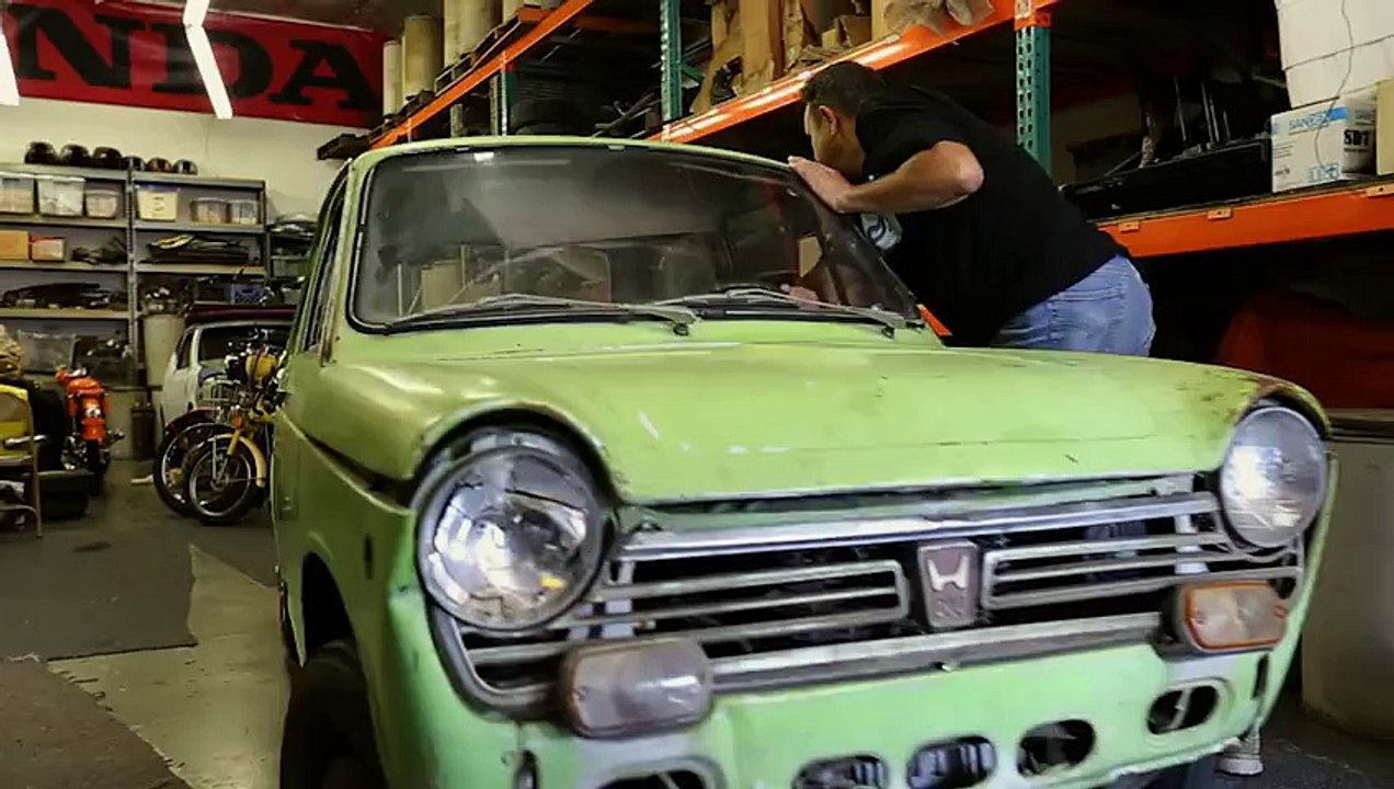 Un mécano restaure la plus vielle voiture Honda aux USA - Pa