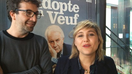 François Desagnat, réalisateur, et Bérangère Krief dans "Adopte un veuf"