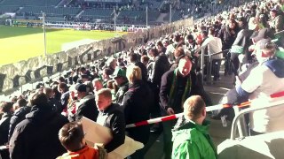 Gladbach Ultras vs Köln 14.2.15 / Schwarz weiss grün bis i