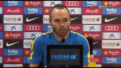 #ElClásico - Rueda de prensa de Andrés Iniesta