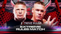 WWE Extreme Rules 2012 ► Brock Lesnar vs John Cena [OFFICIAL PROMO HD]