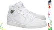 Nike Air Jordan 1 MID - Zapatillas de deporte Hombre Blanco / Gris / Blanco 45 1/2