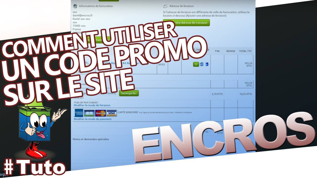 Comment Utiliser Un Code Promo Sur Le Site Encros