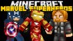 Minecraft: MARVEL UNIVERSE SUPERHERO MOD (Captain America, Iron Man, Thor) Mod Showcase