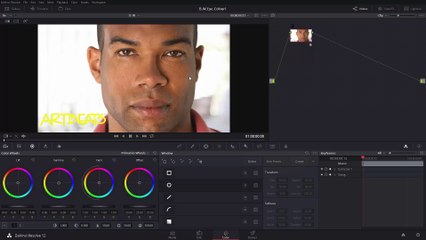 DaVinci Resolve Creative B & W and Eye Colourisation