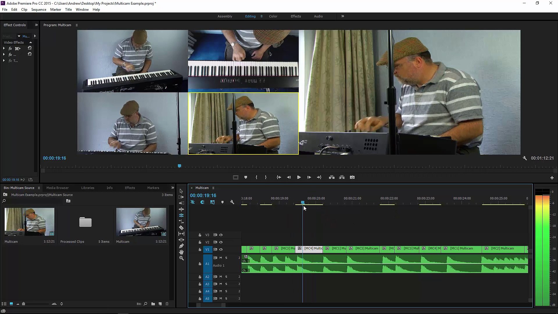 Premiere Pro CC Multicam Pt 2 - Refining the Edit - video Dailymotion