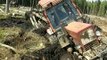 Belarus Mtz 82 stuck in deep mud, extreme mud conditions