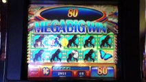 GORILLA CHIEF Las Vegas Casino Penny Video Slot Machine with a MEGA BIG WIN