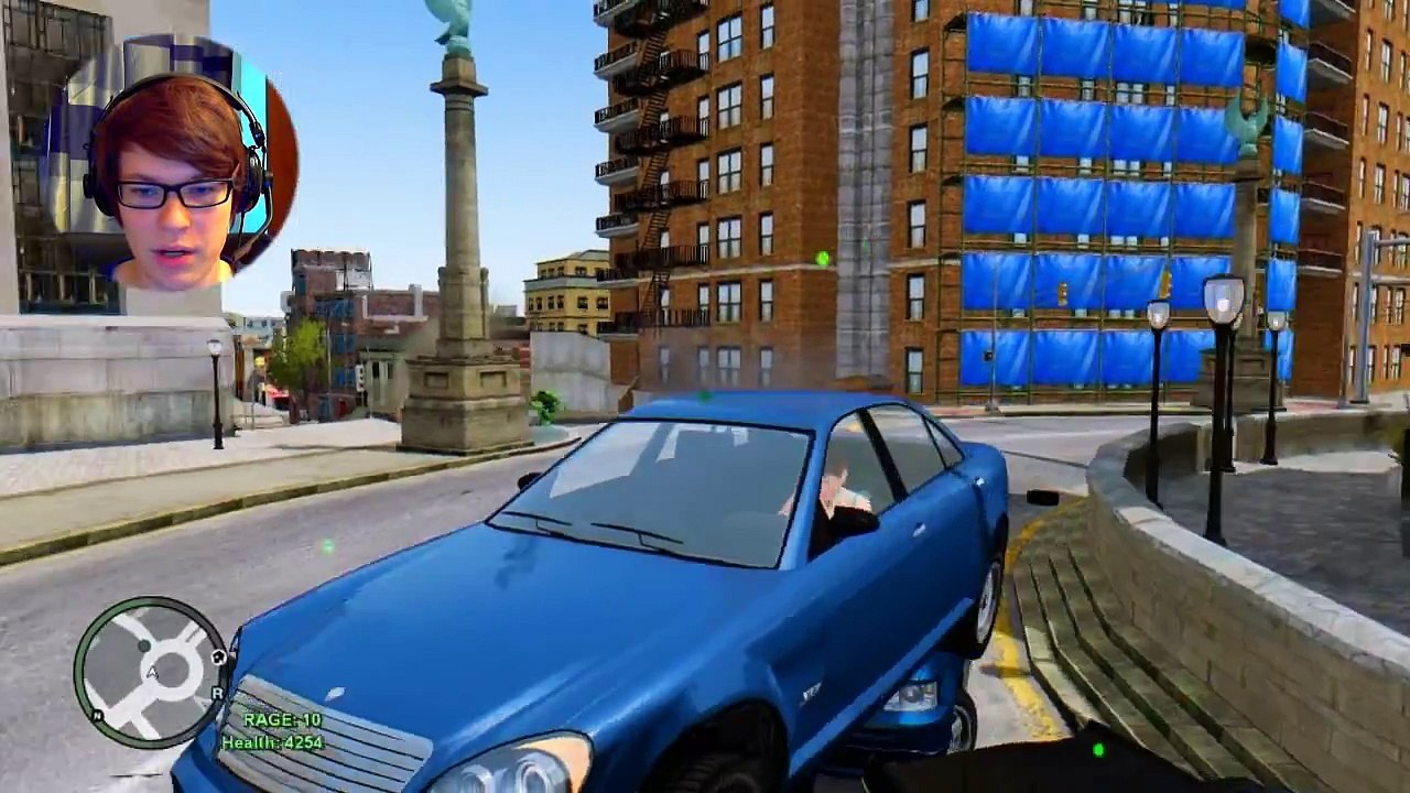 GTA 4 Venom Mod + Incredible Hulk Mod - Venom vs Hulk Who Will Be Stronger? (+Webcam)