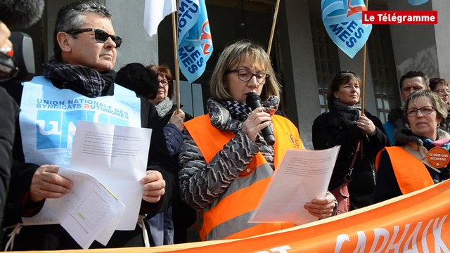 Brest. Une centaine de personnes pour la Fonction publique