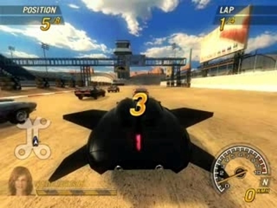 Flatout 2 - Batmobile: overdose