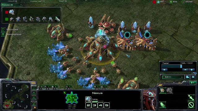 StarCraft 2 - [P] Mothership Rush! - Strategy