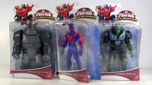 ULTIMATE SPIDER-MAN Web Warriors SPIDER-MAN 2099 RHINO & GREEN GOBLIN Review