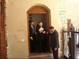 Il senatore Giulio Andreotti ad Assisi