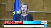 Federica Mogherini fights back tears talking about the Brussels attacks