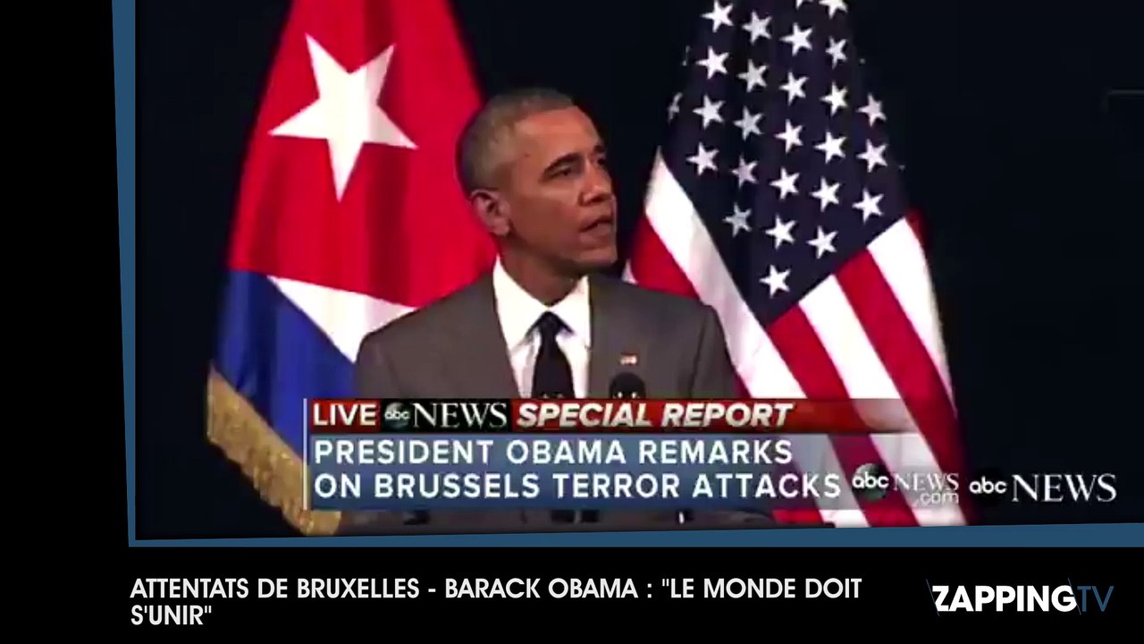 Attentats de Bruxelles – Barack Obama : "Le monde doit s'unir"