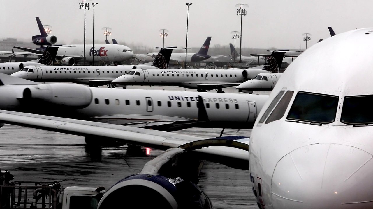 Planes On An Airport