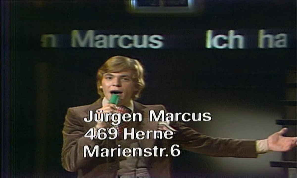 Jürgen Marcus - Ich hab die Liebe nicht erfunden 1974