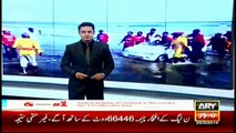 Two cars spotted floating at Clifton beach, Karachi