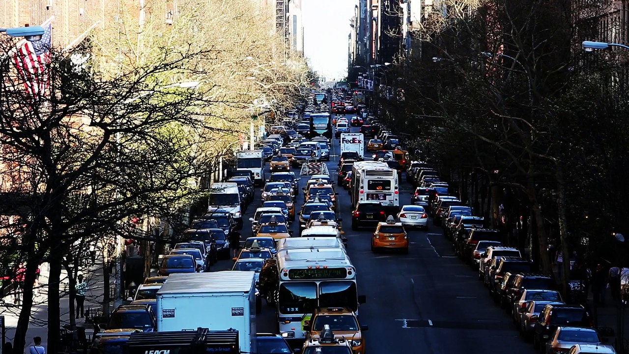 Much Traffic On The Streets Of New York