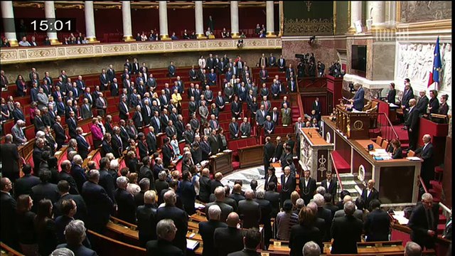 Attentats de Bruxelles : minute de silence à l'Assemblée nationale en l'honneur des victimes