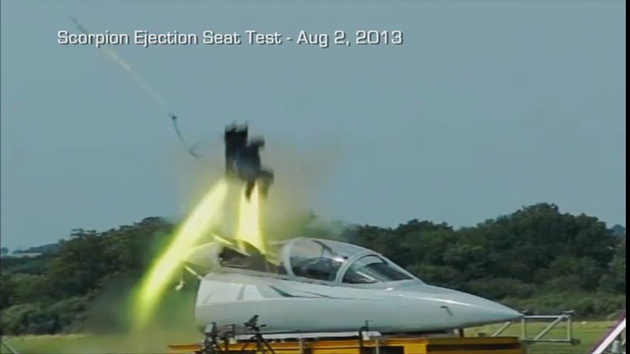 Cessna Scorpion Jet Ejection Seat Testing