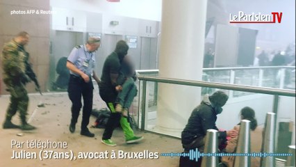 Une famille de 6 personnes rescapées de l'horreur à l'aéroport de Bruxelles