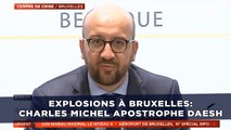 Explosions à Bruxelles: Charles Michel répond à la barbarie de Daesh