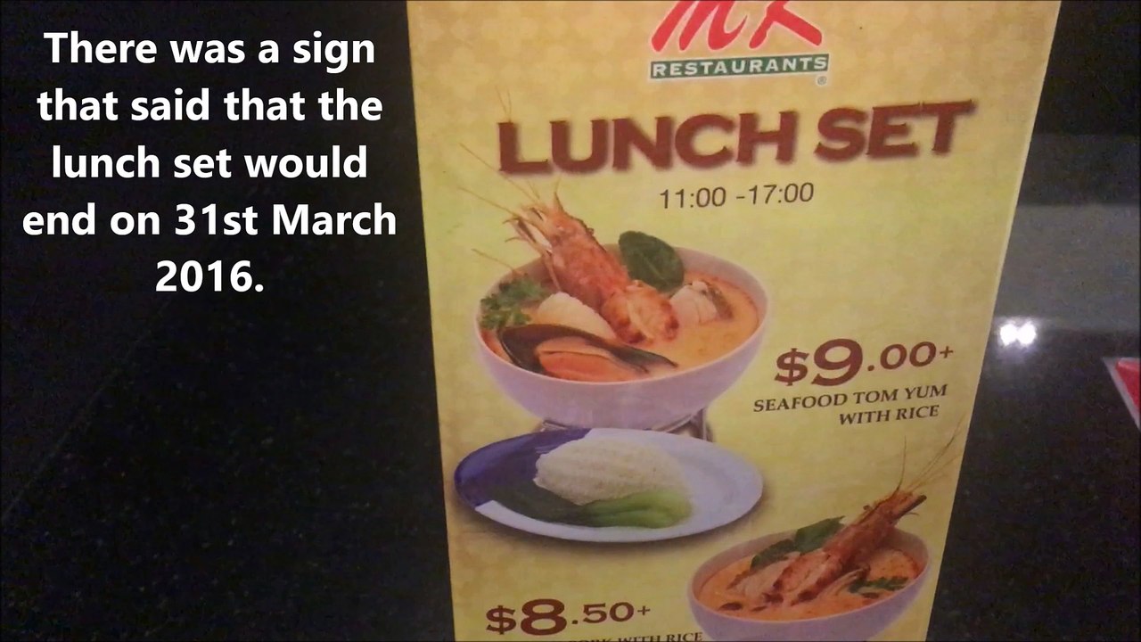 MK Lunch Set Roast Duck Tom Yum Soup Plus Ya Kun Coffee Kopi