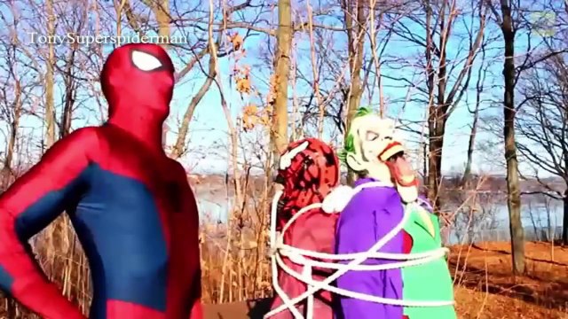 Pink Spidergirl Pregnant & Spiderman vs Joker! Spiderbaby & Frozen Elsa Superhero Fun in Real Life★
