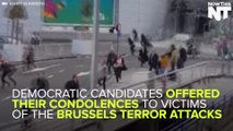 Hillary Clinton And Bernie Sanders Respond To Belgium Attacks