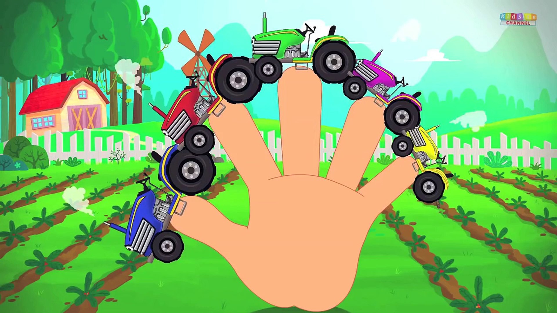 Tractors Finger Family | Kids Songs