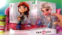 Play Doh Frozen Dolls Princess Anna & Snow Queen Elsa Disney Infinity Pinkie Pie Pretty Pa