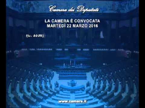 Roma - Camera - 17^ Legislatura - 595^ seduta (22.03.16)