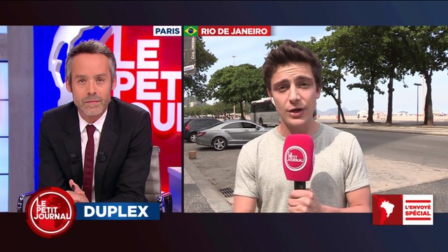 Martin interroge la jeunesse brésilienne sur les attentats - Le Petit Journal du 22/03 - CANAL +