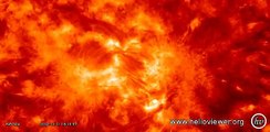 Activité solaire vue par le satellite SDO, le 11/11/2012 - Le visage du Soleil - Video Vax
