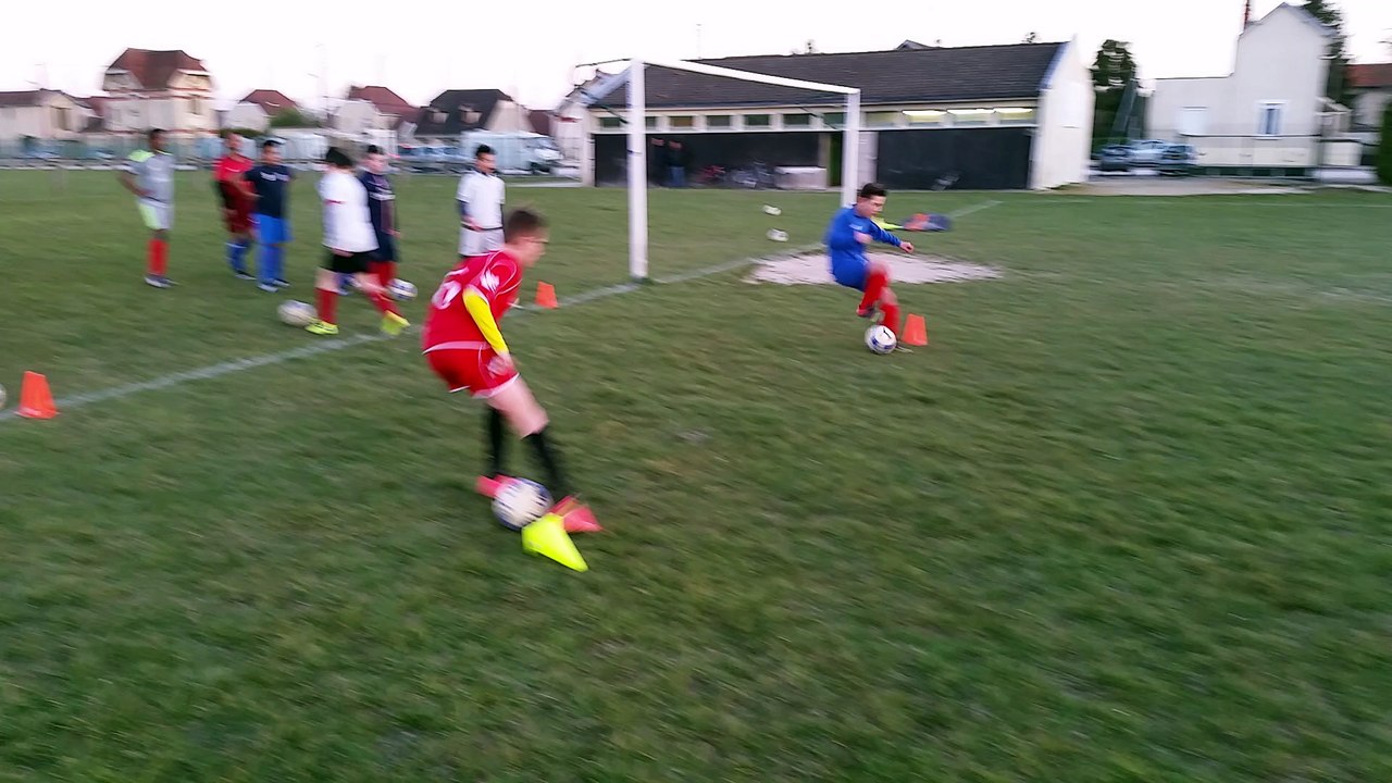 Entraînement  u13 portugais de romilly sur seine