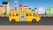 Wheels On The Bus Go Round And Round Nursery Rhymes Collection for Childrens Babies and To