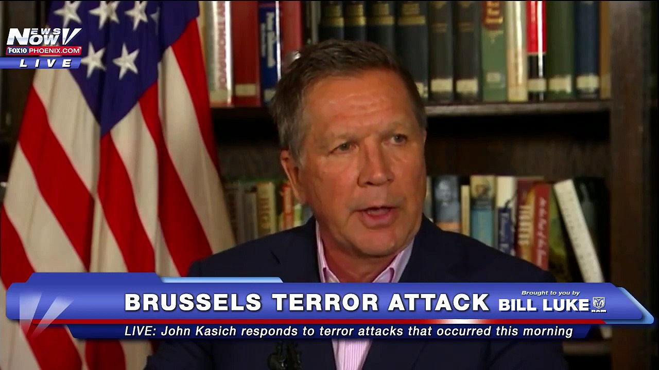 Kasich Slams Obama for Attending Baseball Game After Brussels