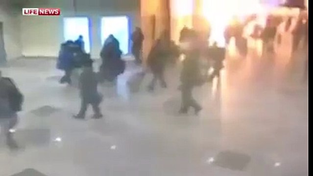 Moments terrorist attack Brussels Airport, Belgium